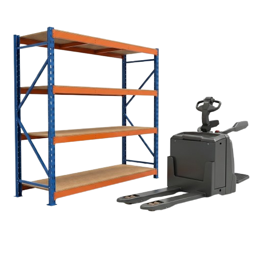 Rack and pallet truck